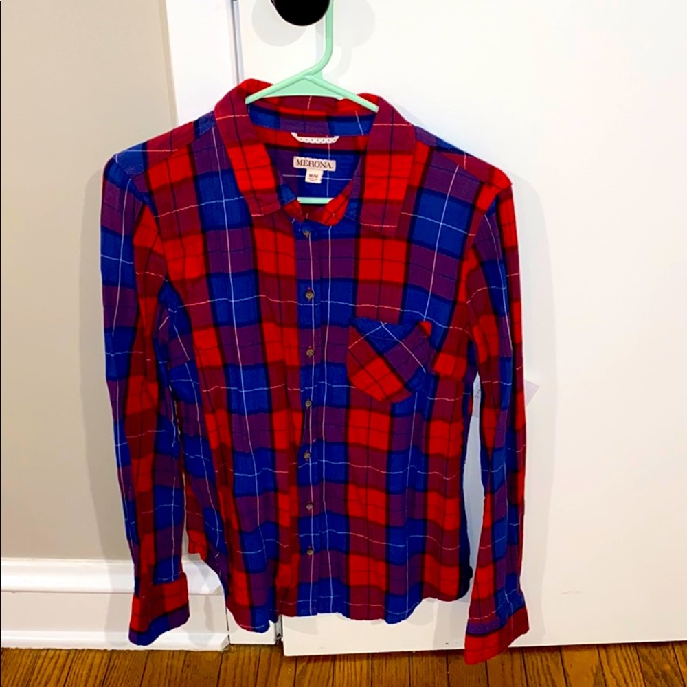 Merona plaid